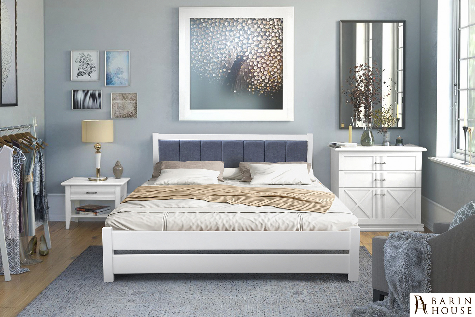 Купить Кровать Эрика (белый) 334636 photo 1