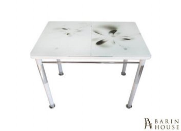 Купить Кухонный стол Камилла раскладной белый 215487