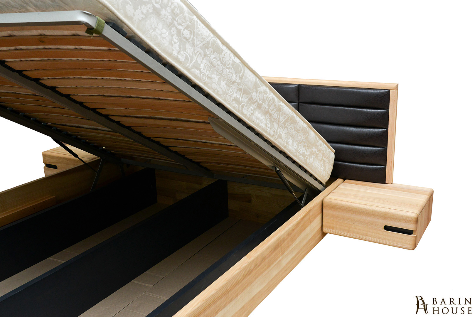 Купить Кровать Ориэла с широким изголовьем+ подвесные тумбы Ори 332779 