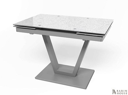 Купити                                            Розкладний стіл на кухню Maxi V сірий (Maxi V/grey/08) 226508