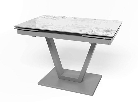 Купить                                            Кухонный стол раскладной Maxi V серый (MaxiV/grey/10) 226524
