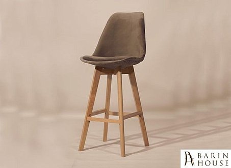 Купити                                            Стілець Milan Soft Оксамит Бар (сірий) 166091