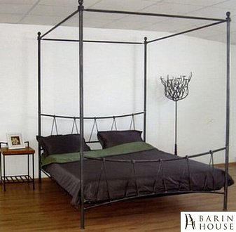 Купить                                            Кровать металлическая с балдахином Мари 217656