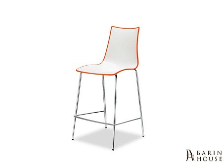 Купить                                            Полубарный стул Zebra Bicolore Orange 308351