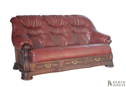 Купить                                            Кожаный диван Bordeaux 138141