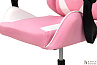 Купить Стул геймерский Слим розово-белый 336142