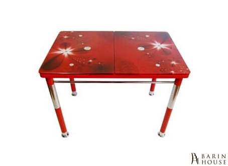 Купити                                            Кухонний стіл Каміла розкладний червоний 215480