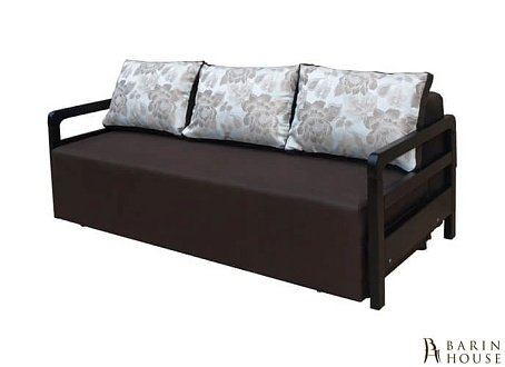 Купити                                            Еко-диван з дерев'яними підлокітними предметами 205104