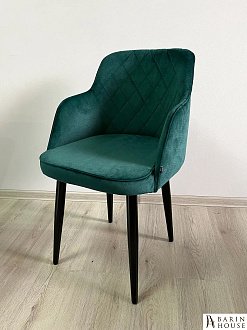 Купить                                            Кресло Luna зеленные, черные ножки металл 295202