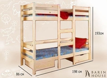 Купити                                            Двоярусне ліжко-трансформер Селена 217058