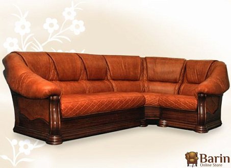Купить                                            Угловой кожаный диван Маркиз 98926