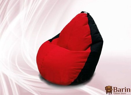 Купити                                            Крісло-груша Black-Red 124309