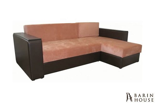 Купити                                            Кутовий диван Рондо єврокнижка з нішами для білизни, в бильцях 225148