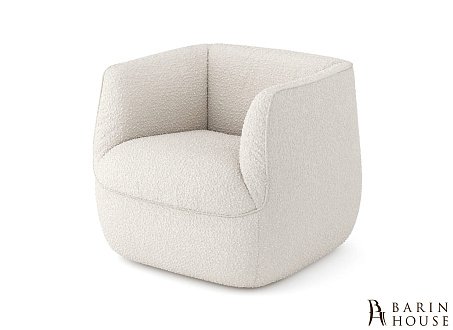 Купить                                            Кресло дизайнерское Brune белый (Boucle) 309197
