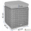 Купить Пуф Trivento Dark grey 326677