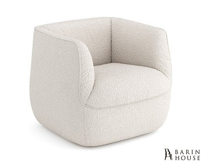 Купить                                            Кресло дизайнерское Brune белый (Boucle) 309198