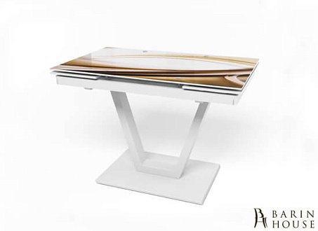 Купити                                            Розкладний стіл на кухню Maxi V білий (Maxi V/white/02) 225920