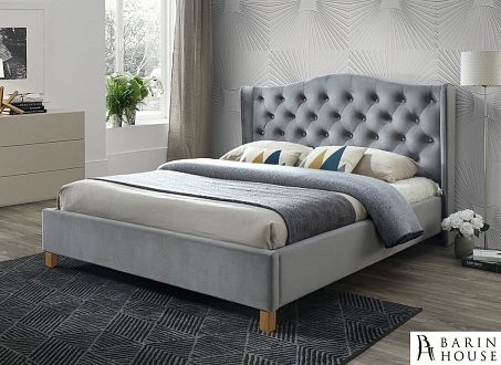 Купити                                            Ліжко Aspen Velvet (сірий) 260477