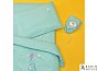 Купить Комплект детского постельного белья в кроватку Горошек мята 245671