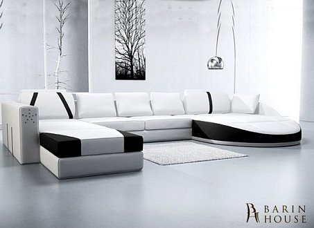 Купить                                            Угловой диван Elegant White 128405