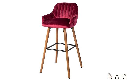Купити                                            Барний стілець Ariel Burgundy 306336