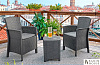 Купити Набір садових меблів BICA Lido terrace, графіт 327547