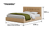 Купить Кровать двухспальная Tiramisu 332438