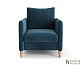 Купити Крісло дизайнерське Sydney синій 309155