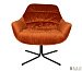 Купить Лаунж-кресло MONTANA велюр оранжевый 277736