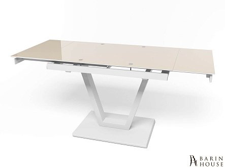 Купити                                            Розкладний стіл на кухню Maxi V білий (Maxi V/white/19) 226189