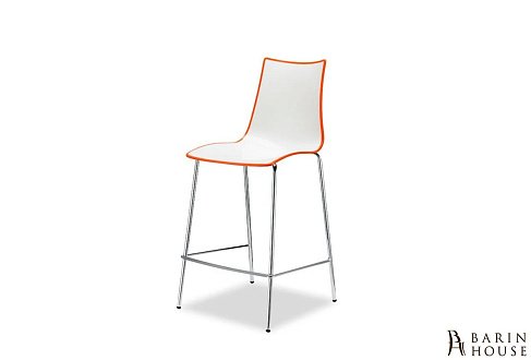 Купить                                            Полубарный стул Zebra Bicolore Orange 308352