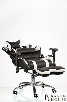 Купити                                            Крісло офісне ExtrеmеRacе With Footrеst (black/white) 148560