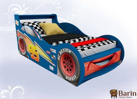 Купити                                            Ліжко машина Блискавка Маквін колір Синій 131196