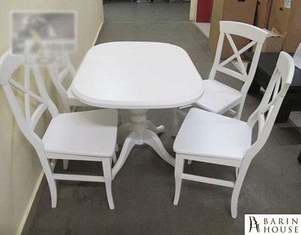 Купити                                            Комплект обідній стіл + 4 стільця, колір ваніль 204260