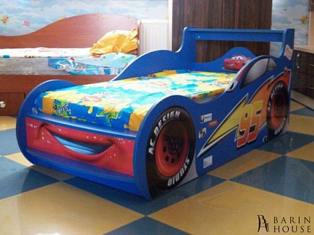 Купити                                            Ліжко машина Блискавка Маквін колір Синій 131568