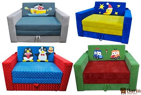 Купити                                            Дитячий диванчик Пингвинчики (Кубик) 116323