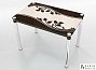 Купить Modern/chock/03/xs Кухонный стол Modern из закаленого стекла Шоколад 294869