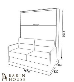 Купить                                            Шкаф кровать диван HELFER PLUS 170361