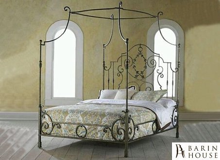 Купити                                            Коване ліжко Таранто з балдахіном 130074
