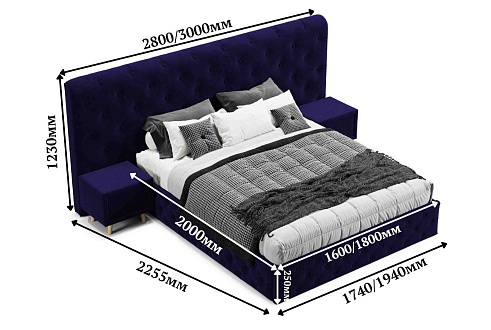 Купить                                            Кровать двухспальная Oscar PLUS 332597