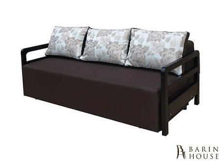 Купити                                            Еко-диван з дерев'яними підлокітними предметами 205103