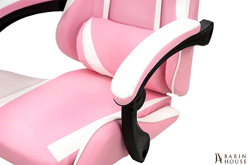 Купить                                            Стул геймерский Слим розово-белый 336141