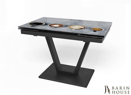 Купити                                            Розкладний стіл на кухню Maxi V чорний (Maxi V/black/06) 226553