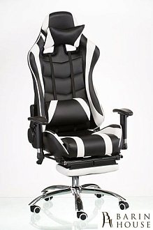 Купити                                            Крісло офісне ExtrеmеRacе With Footrеst (black/white) 148555
