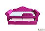 Купити Ліжко-диван Melani малина 215367