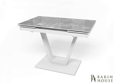 Купити                                            Розкладний стіл на кухню Maxi V білий (Maxi V/white/15) 226168
