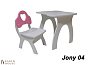 Купить Комплект детский столик+стульчик Jony 04 211270