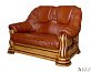 Купить Кожаный диван двухместный Grizly 138088