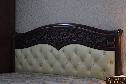Купить                                            Кровать Верона (кожаное изголовье) 137286