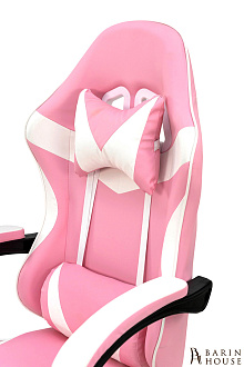 Купить                                            Стул геймерский Слим розово-белый 336145